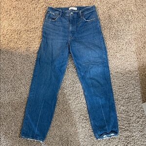 Abercrombie & Fitch Dark Blue High-Rise Jeans